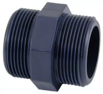 Cepex PVC-U coupling with male thread MT X MT 3/4”