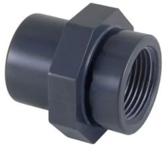 Cepex PVC-U reducing coupling with female thread FT 75 - 63 x 3” 