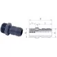 Cepex PVC-U spigot connection with male thread MT 25 x 1'' Photo №2