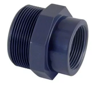 Cepex PVC-U threaded reducing coupling 2½” x 1¼”