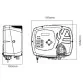 Aqua Salt chlorinator for swimming pools up to 50 m3 with pH peristaltic dosing pump 1,4 l/h Photo №3