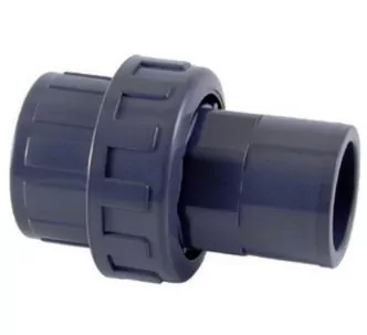 Cepex PVC-U union with O-ring 63 mm
