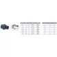 Cepex PVC-U union with O-ring, male and female thread 3/4'' X 3/4'' Photo №3