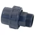 Cepex PVC-U union with O-ring, male and female thread 2'' X 2''