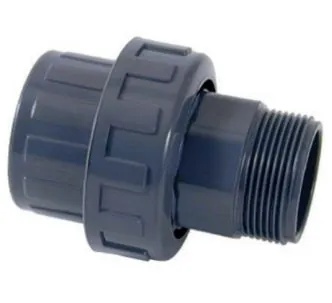 Cepex PVC-U union with O-ring, male and female thread 2 1/2'' X 2 1/2''