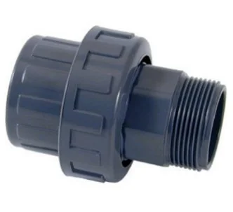Cepex PVC-U union with O-ring, male and female thread 2 1/2'' X 2 1/2''