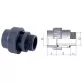 Cepex PVC-U union with O-ring, male thread 50 mm x 2'' Photo №2