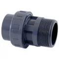 Cepex PVC-U union with O-ring, male thread 50 mm X 2''