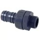 Cepex PVC-U spigot union with male thread MT 16 x 3/8'' Photo №1