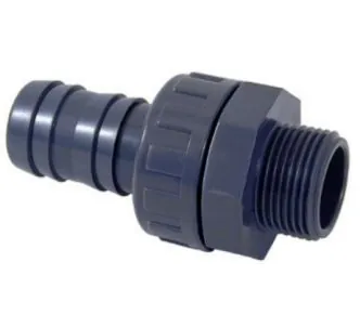 Cepex PVC-U spigot union with male thread MT 30 x 1''