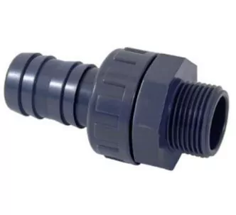 Cepex PVC-U spigot union with male thread MT 60 x 2''