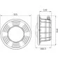 Aqua Industrial halogen light for swimming pool, 300 W, concrete, stainless steel Photo №2