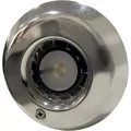 Aqua Industrial LED pool spotlight is made in stainless steel frame, warm white