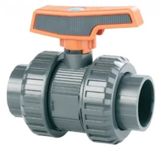 Cepex PVC-U true union ball valve with female thread 1”