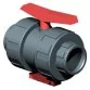 Cepex PVC-U true union ball valve with seating joints PFTE, female tread 1'' Photo №1