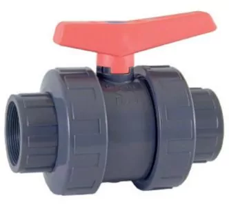 Cepex PVC-U true union ball valve with female thread 3/8”