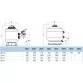 AstralPool Berlin filter without multiport valve D400 mm 56 m3/h, polyester and FV lid Photo №2