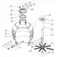 AstralPool Cantabric filter with top mounted valve 750 mm 21 m3/h, 1 1/2\'\' connection Photo №4