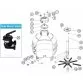 AstralPool Cantabric filter with side mounted valve 400 mm 6 m3/h Photo №4