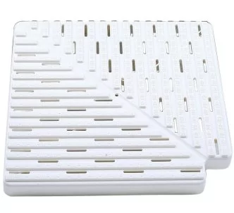 AstralPool overflow corner grating 90° angle for swimming pool, 195mm