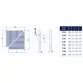 AstralPool overflow corner grating 90° angle for swimming pool, 295 mm Photo №2