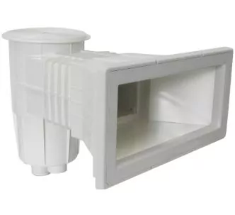 AstralPool wide mouth round lid 15 L skimmer for concrete pools, white