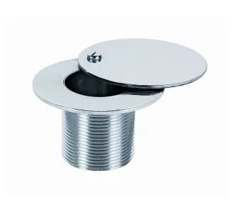 AstralPool stainless steel vacuum inlet with cover for concrete pools, 1.5\'\' male thread, AISI 316