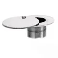 AstralPool stainless steel vacuum inlet with cover for concrete pools, 2\'\' female thread, AISI 304 