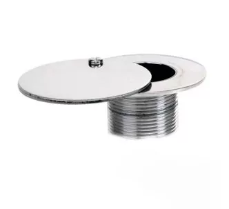 AstralPool stainless steel vacuum inlet with cover for concrete pools, 2\'\' female thread, AISI 304 