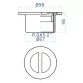 AstralPool vacuum inlet with threaded cover for concrete pools  Photo №2