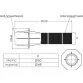 AstralPool wall conduit for concrete pools, male thread, 2\