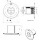 AstralPool vacuum nozzle for concrete pools, White Photo №2