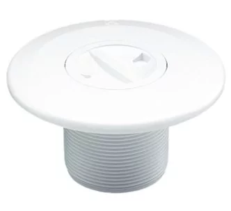 AstralPool vacuum threaded nozzle for concrete pools, White