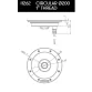 Astralpool Circular fitting  light for fountains  Ø 200 mm, 16 W, 1
