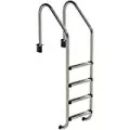 AstralPool Standard stainless steel ladder for inground pools, 4 steps, AISI-304L