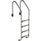 AstralPool Standard stainless steel ladder for inground pools, 4 steps, AISI-304L Photo №1