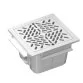 AstralPool main drain for concrete pool, 210 mm, square ABS grille Photo №2