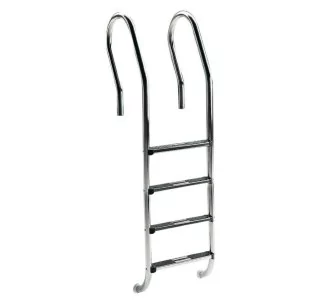 AstralPool Mixed stainless steel ladder for inground pools, 4 steps, AISI-316L
