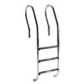 AstralPool Mixed stainless steel ladder for inground pools, 3 steps, AISI-304L