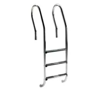 AstralPool Mixed stainless steel ladder for inground pools, 3 steps, AISI-304L