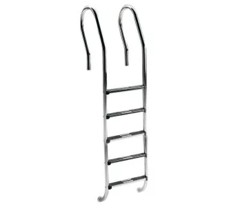 AstralPool Mixed stainless steel ladder for inground pools, 4 steps, AISI-304L