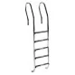 AstralPool Mixed stainless steel ladder for inground pools, 4 steps, AISI-304L Photo №1