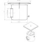 AstralPool stainless steel main drain square cover for concrete pool, 270 mm, Antivortex lid Photo №2