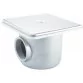 AstralPool stainless steel main drain square cover for concrete pool, 270 mm, Antivortex lid Photo №1