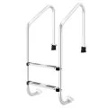 AstralPool Overflow stainless steel ladder for inground pools, 2 steps, AISI-316L