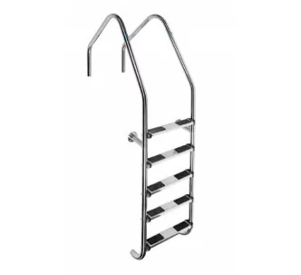 AstralPool stainless steel overflow ladder for inground pools, 5 steps, AISI-316L