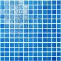 AstralPool Medium Blue glass pool mosaic, 25 x 25 mm