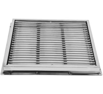 AstralPool stainless steel main drain grilles, 410 mm