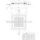AstralPool AISI-304 stainless steel  main drain grille for concrete pools, 400 mm Photo №2