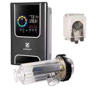 Zodiac eXPERT 12 chlorinator for pools up to 50 m3, with pH/ORP peristaltic pump  